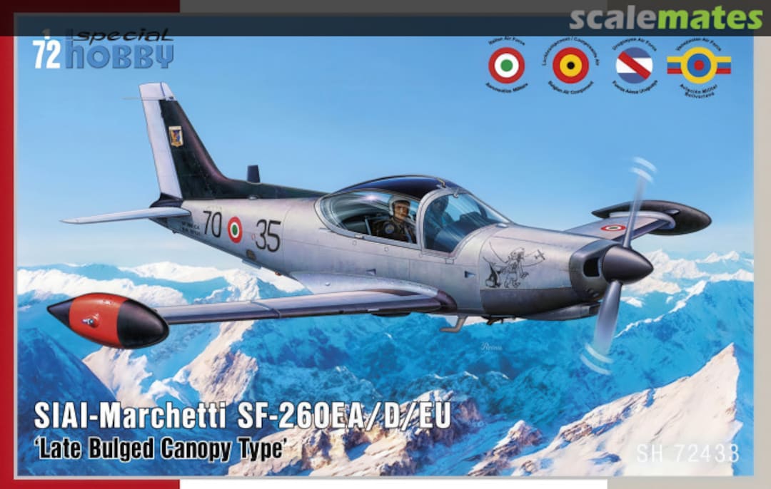 Boxart SIAI-Marchetti SF-260EA/D/EU SH72433 Special Hobby