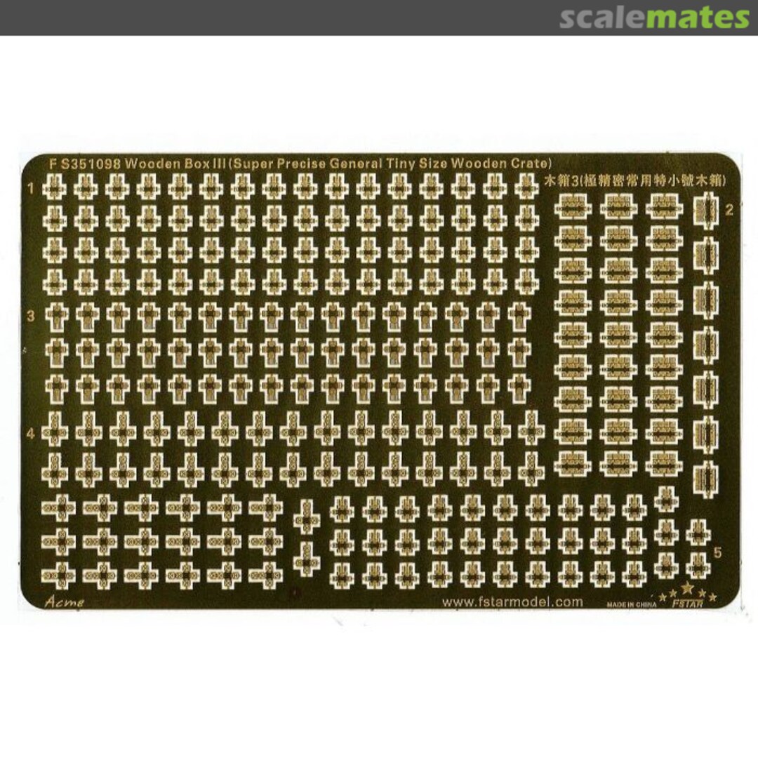 Boxart Wooden Crate III FS351098 Five Star Model Boxart Wooden Crate III FS351098 Five Star Model