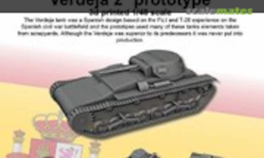 1:48 Verdeja tank 2nd prototype (FC Model Trend 48439) 48439