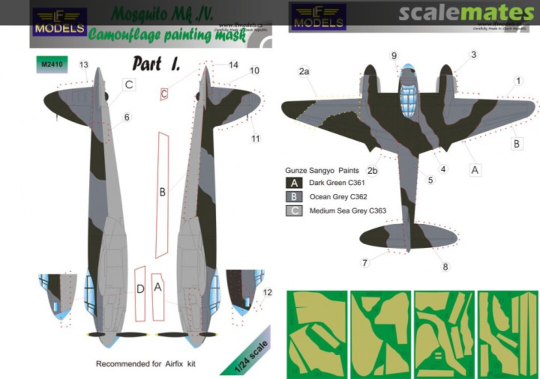Boxart Mosquito Mk.IV M2410 LF Models Boxart Mosquito Mk.IV M2410 LF Models
