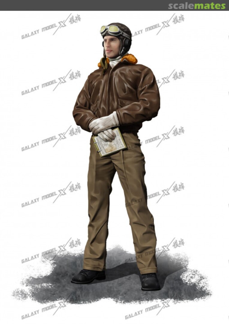 Boxart US Navy/USMC Fighter Pilot WWII F48022 Galaxy Model Boxart US Navy/USMC Fighter Pilot WWII F48022 Galaxy Model