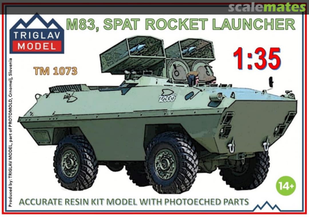 Boxart M83 SPAT Rocket Launcher TM 1073 Triglav model Boxart M83 SPAT Rocket Launcher TM 1073 Triglav model