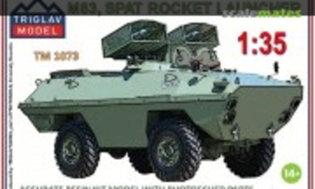 1:35 M83 SPAT Rocket Launcher (Triglav model TM 1073) TM 1073