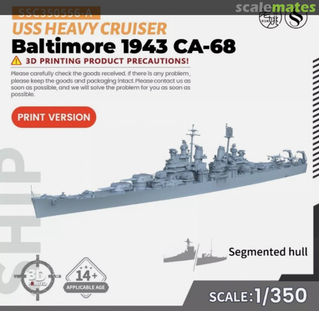 Boxart CA-68 Baltimore 1943 SSC350556-A SSMODEL Boxart CA-68 Baltimore 1943 SSC350556-A SSMODEL