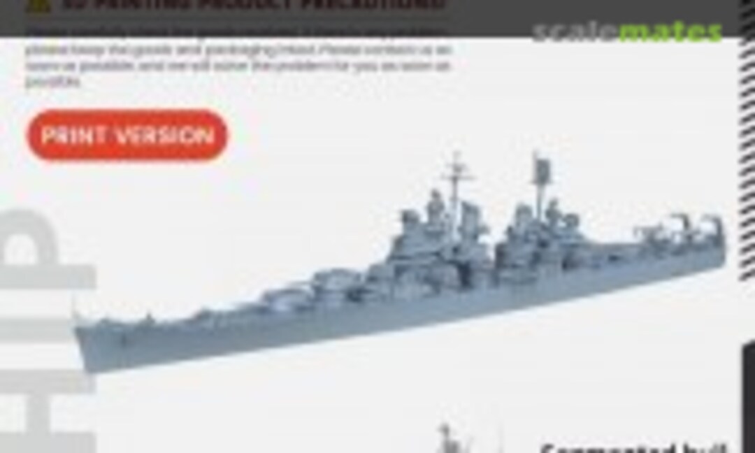 1:350 CA-68 Baltimore 1943 (SSMODEL SSC350556-A) SSC350556-A