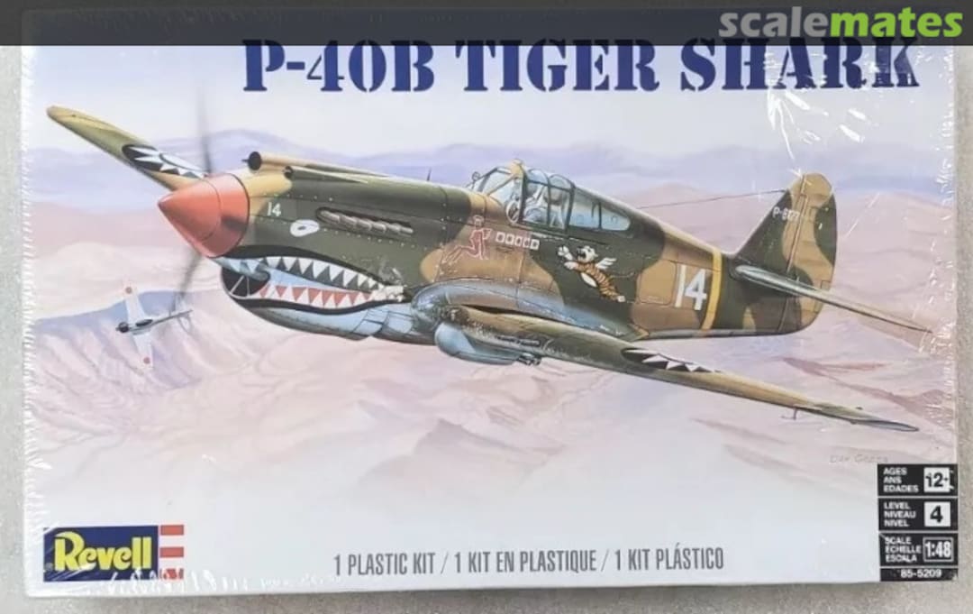 Boxart P-40B Tiger Shark 85-5209 Revell