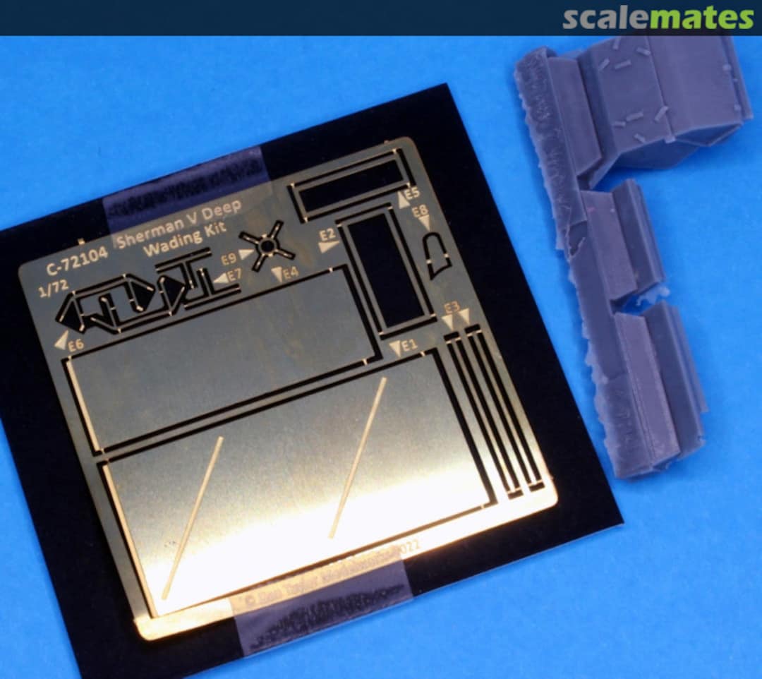 Boxart Sherman Mk V Deep Wading Conversion C-72104 Dan Taylor Modelworks Boxart Sherman Mk V Deep Wading Conversion C-72104 Dan Taylor Modelworks