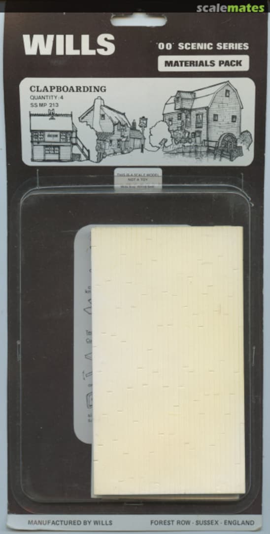 Boxart Clapboarding SS MP 213 WILLS