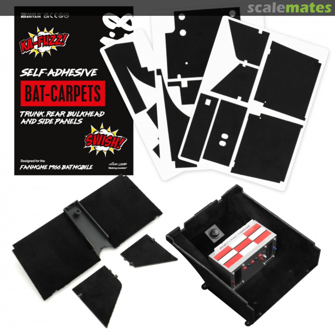 Boxart Self-Adhesive Bat-Carpets (Trunk, Rear Bulkhead, Side Panels) Mike Lane Mods Boxart Self-Adhesive Bat-Carpets (Trunk, Rear Bulkhead, Side Panels) Mike Lane Mods