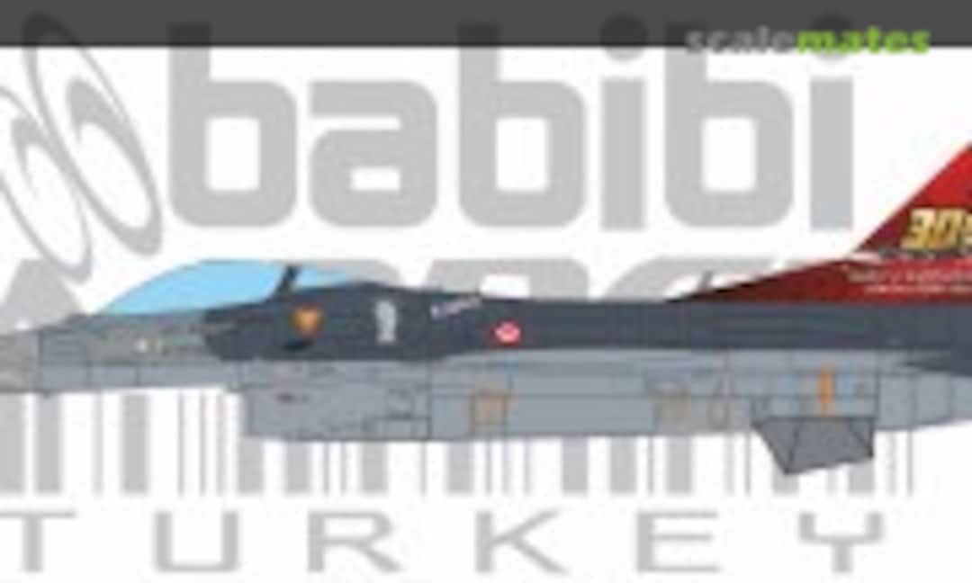 1:144 F-16C Fighting Falcon 30 August Victory Day Special Tail Art (Babibi model Dbt-01441) Dbt-01441