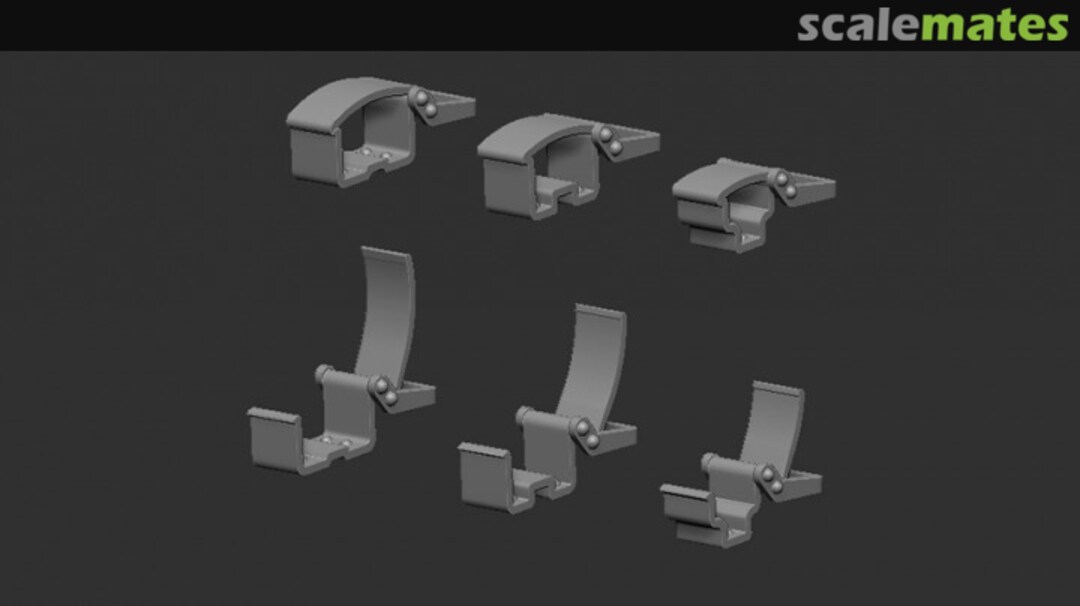 Boxart Tool Holders for German WWII AFV T027-72 Firma49 Boxart Tool Holders for German WWII AFV T027-72 Firma49