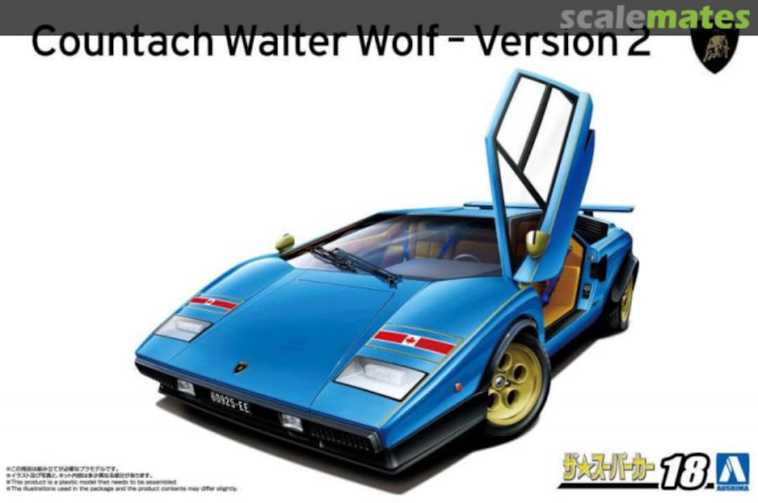 Boxart '76 Wolf Countach Ver. 2 202852 Aoshima Boxart '76 Wolf Countach Ver. 2 202852 Aoshima
