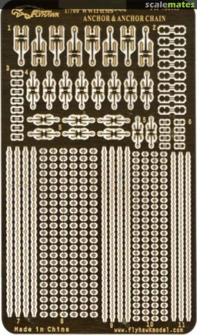 Boxart WWII HMS Anchor & Anchor Chain FH700115 FlyHawk Model Boxart WWII HMS Anchor & Anchor Chain FH700115 FlyHawk Model