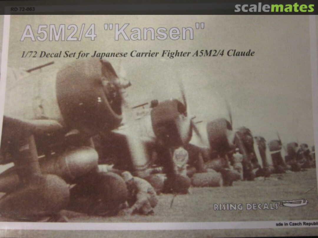 Boxart A5M2/4 "Kansen" 72-063 Rising Decals Boxart A5M2/4 "Kansen" 72-063 Rising Decals