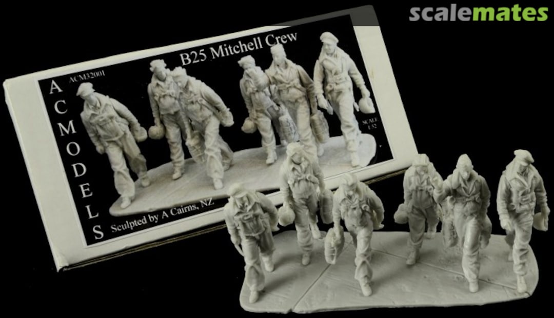 Boxart B-25 Mitchell Crew ACM32001 AC Models Boxart B-25 Mitchell Crew ACM32001 AC Models