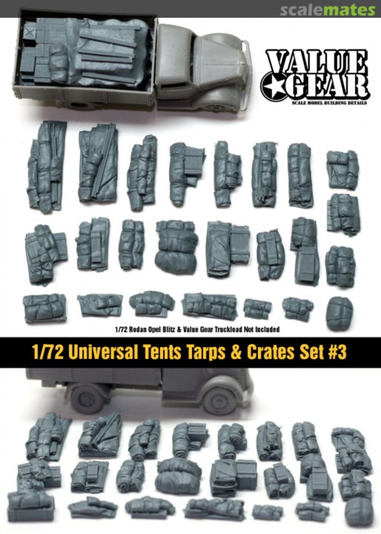 Boxart Universal Tents, Tarps & Crates Set #3 (24 pieces) 72003 Value Gear Boxart Universal Tents, Tarps & Crates Set #3 (24 pieces) 72003 Value Gear