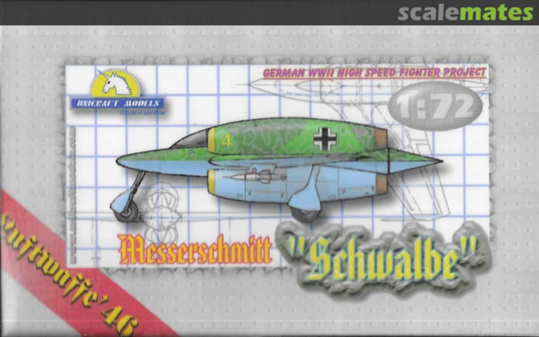 Boxart Messerschmitt P. "Schwalbe" Unicraft Models Boxart Messerschmitt P. "Schwalbe" Unicraft Models
