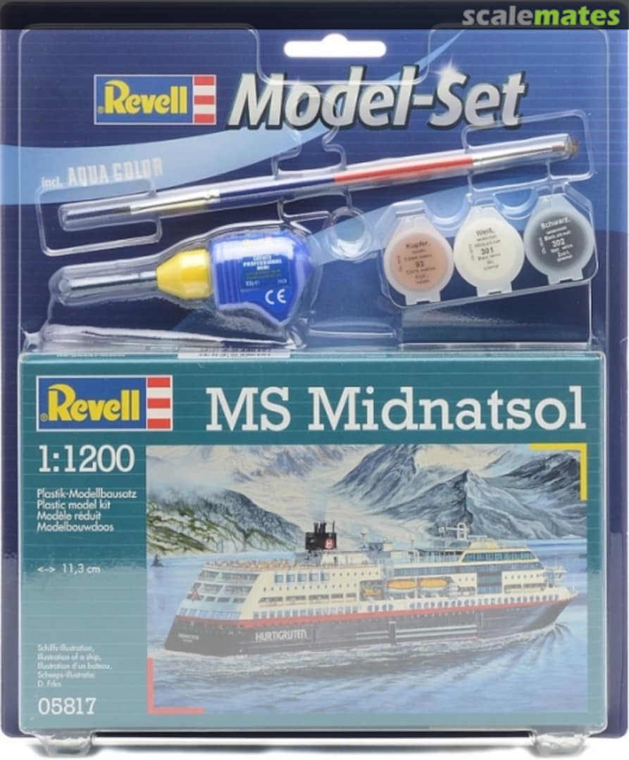 Boxart MS Midnatsol 65817 Revell Boxart MS Midnatsol 65817 Revell