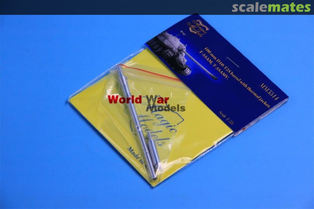 Boxart 100 mm D10-T2S barrel with thermal jacket T-55AM, T-55AMV MM3514 Magic Models Boxart 100 mm D10-T2S barrel with thermal jacket T-55AM, T-55AMV MM3514 Magic Models