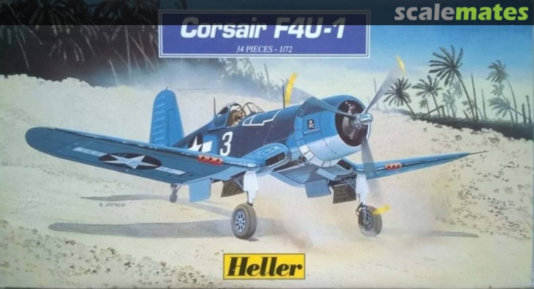 Boxart F4U-1 Corsair 80275 Heller Boxart F4U-1 Corsair 80275 Heller