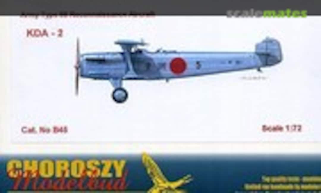 1:72 Army Type 88 Reconnaissance Aircraft KDA-2 (Choroszy Modelbud B45) B45