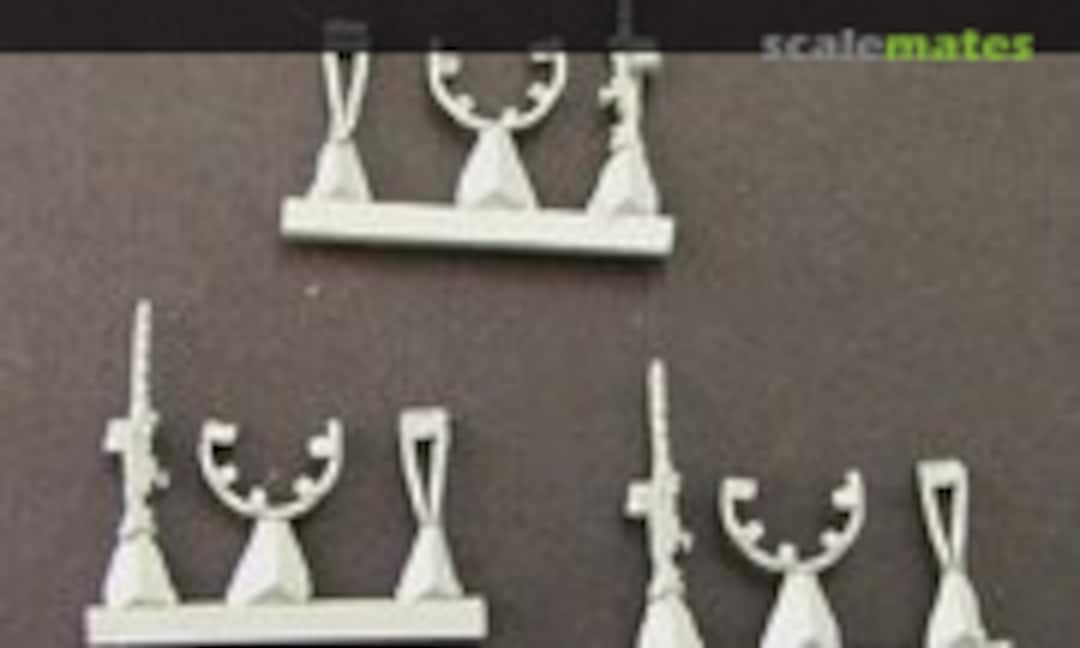 1:72 German machine gun mounts for tank turrets X 3 (Early War Miniatures GAcc7) GAcc7