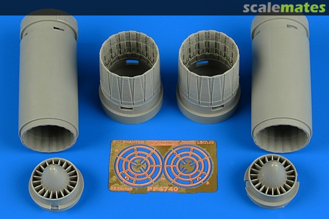 Boxart F-4J Phantom II exhaust nozzles 4740 Aires Boxart F-4J Phantom II exhaust nozzles 4740 Aires