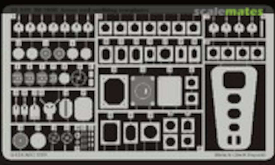 1:32 Bf-109G Acces and scribing templates (Eduard 32102) 32102