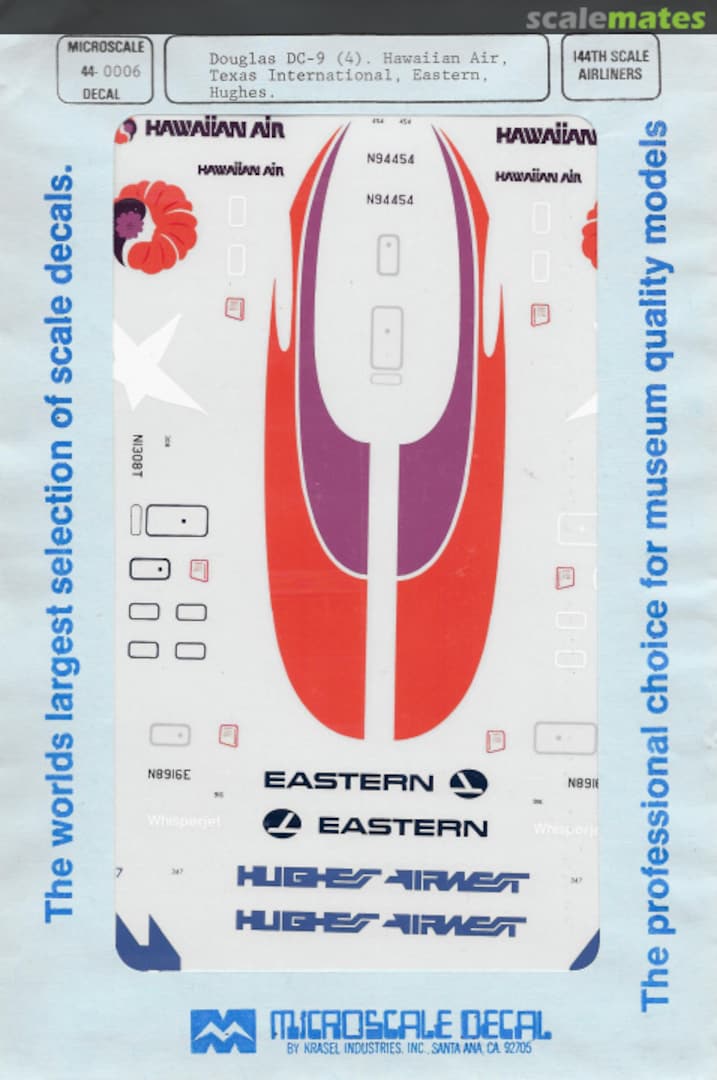 Boxart Douglas DC-9 (4) 44-6 Microscale