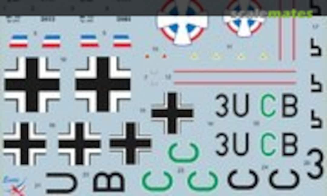 1:72 Me 110 Razarać (Exotic Decals ED72002) ED72002