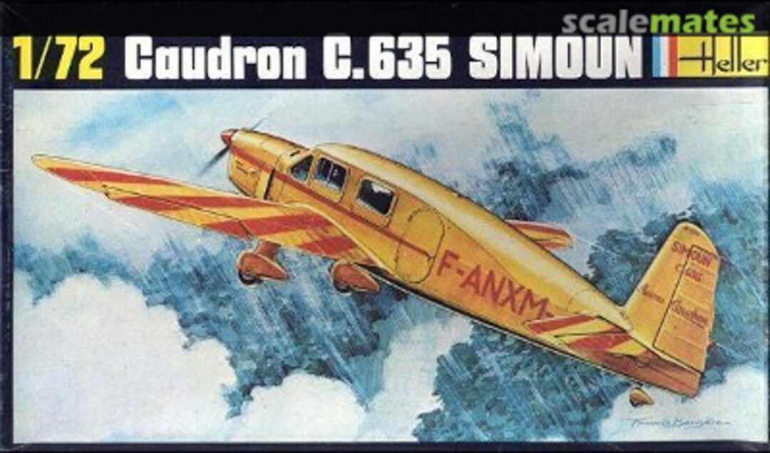 Boxart Caudron C.635 Simoun 208 Heller Boxart Caudron C.635 Simoun 208 Heller