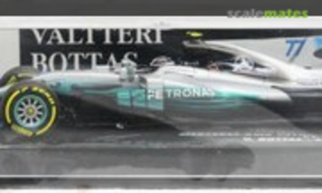 1:43 Mercedes AMG Petronas Motorsport F1 W08 EQ Power Valtteri Bottas Spanish GP 2017 (Minichamps 410170077)