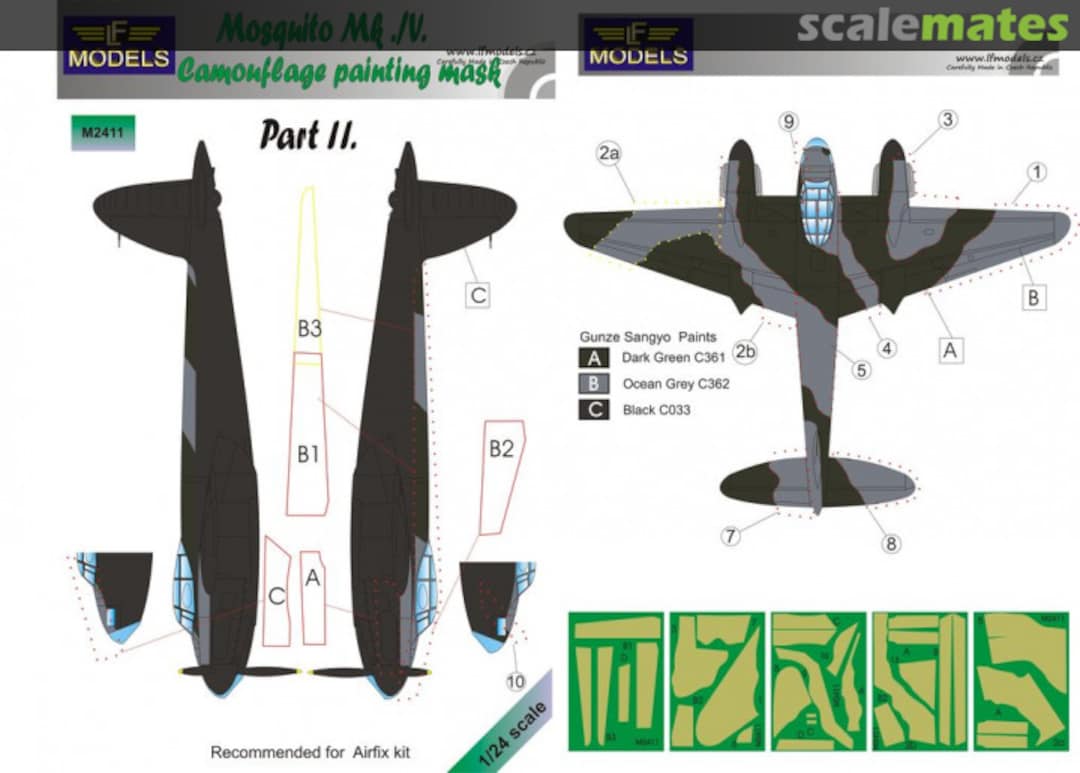 Boxart Mosquito Mk.IV M2411 LF Models Boxart Mosquito Mk.IV M2411 LF Models
