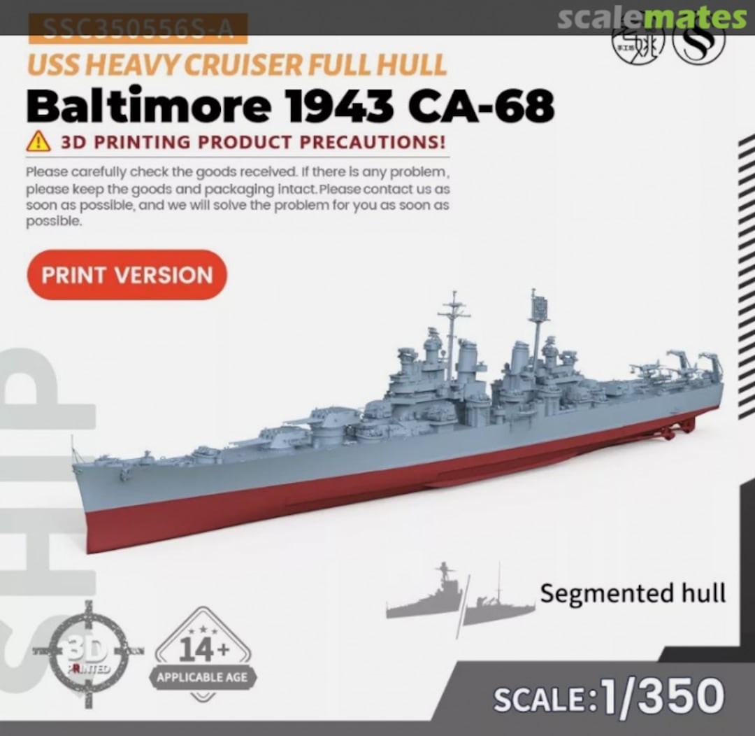 Boxart CA-68 Baltimore 1943 SSC350556S-A SSMODEL Boxart CA-68 Baltimore 1943 SSC350556S-A SSMODEL