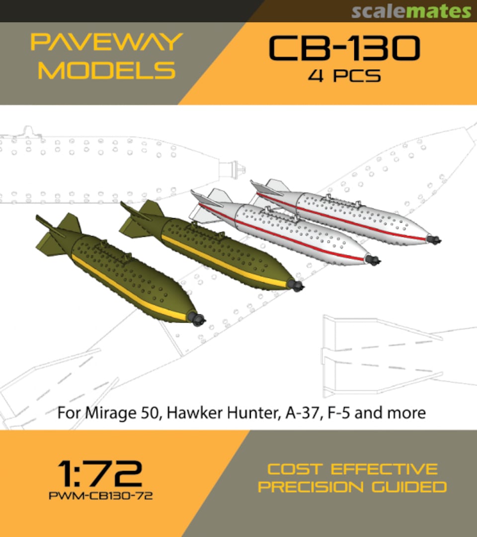 Boxart CB-130 PWM-CB130-72 Paveway Models Boxart CB-130 PWM-CB130-72 Paveway Models