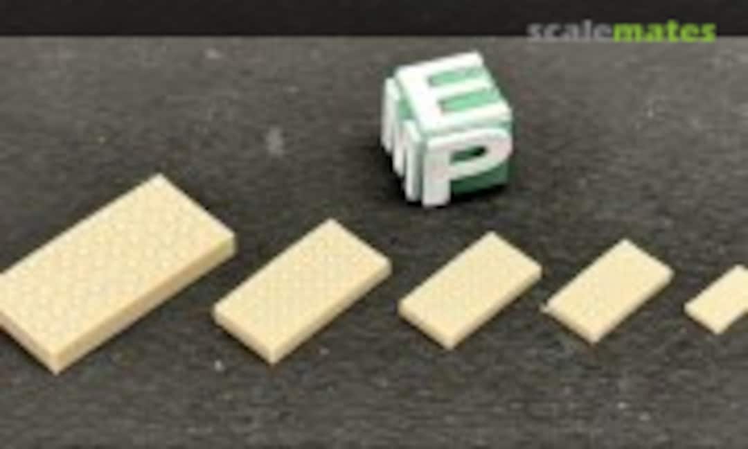 1:35 Pavement tiles - tactile - Braille dots (EMP3d 35121117-20) 35121117-20