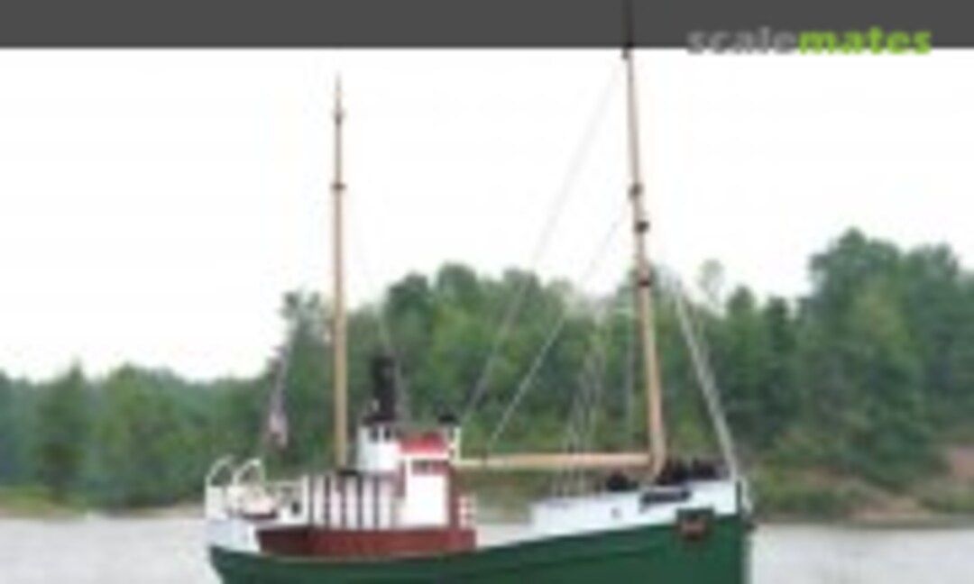 1:87 Tiverton 150′ Pacific Coast Lumber Boat kit (Sylvan Scale Models HO-1121) HO-1121