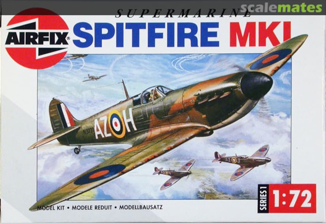 Boxart Supermarine Spitfire MkI 01071 Airfix Boxart Supermarine Spitfire MkI 01071 Airfix