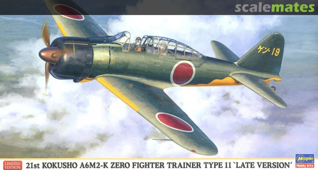 Boxart 21st Kokusho A6M2-K Zero Fighter Trainer Type 11 `Late Version´ 09929 Hasegawa Boxart 21st Kokusho A6M2-K Zero Fighter Trainer Type 11 `Late Version´ 09929 Hasegawa