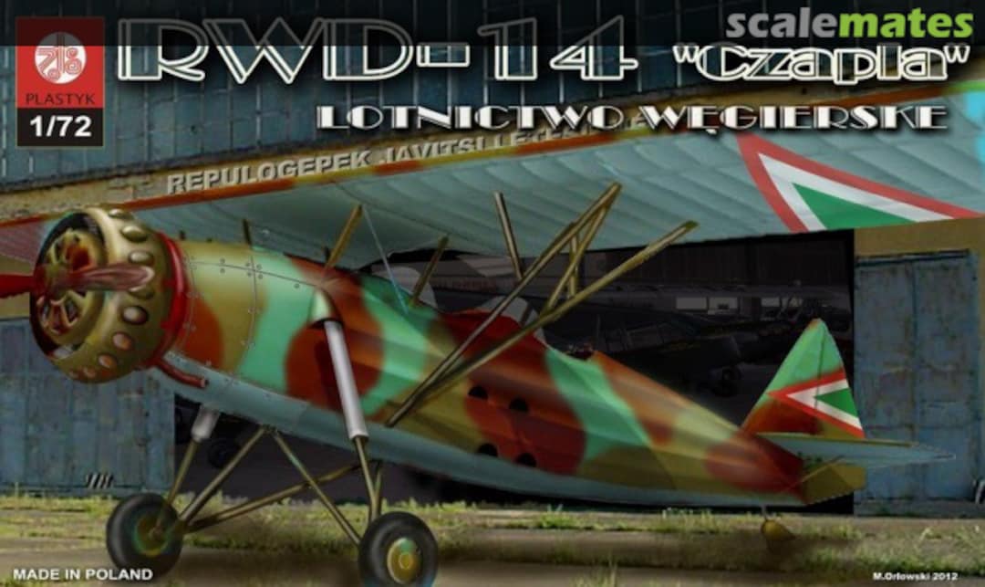 Boxart RWD-14 "Czapla" s053 ZTS Plastyk Boxart RWD-14 "Czapla" s053 ZTS Plastyk