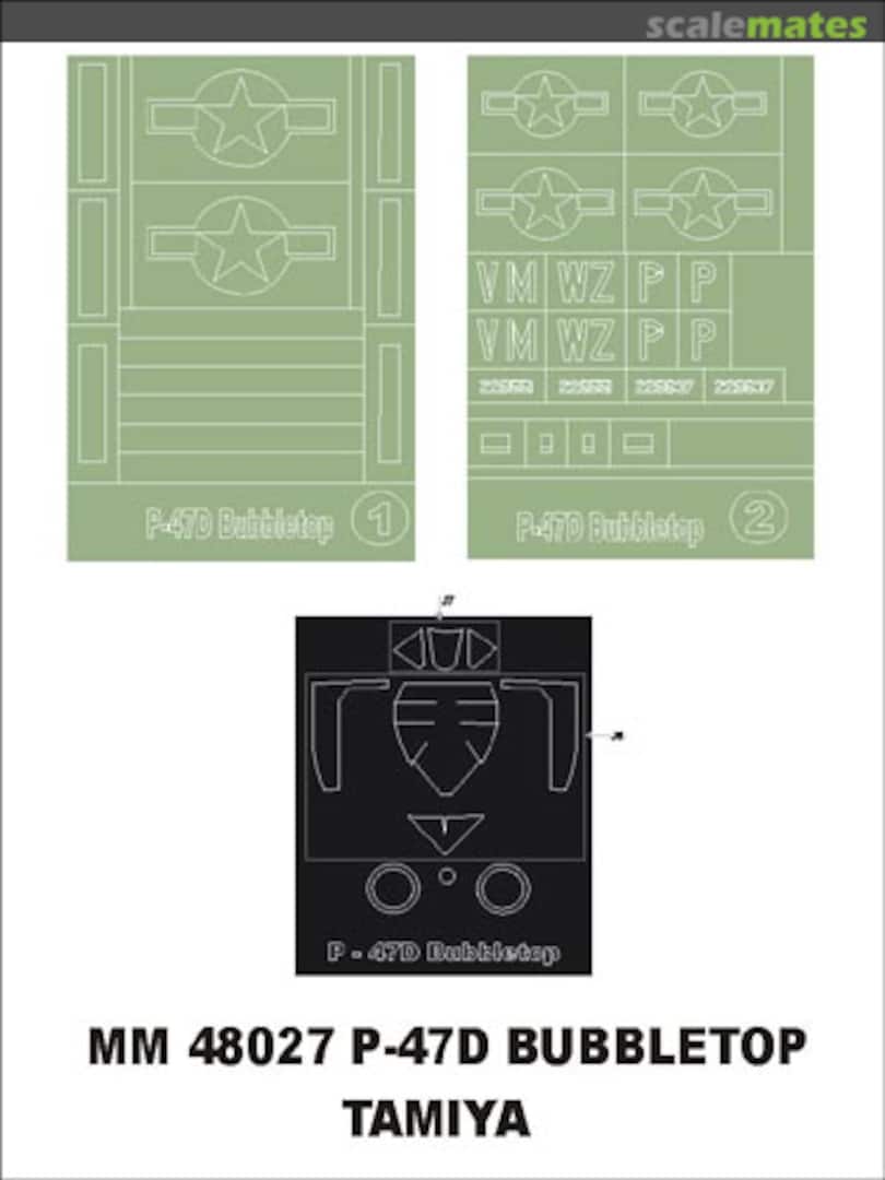 Boxart Republic P-47D Thunderbolt MM48027 Montex Boxart Republic P-47D Thunderbolt MM48027 Montex