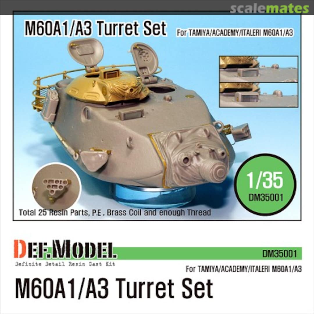 Boxart M60A1/A3 Turret set (for M60A1/A3) DM35001 Def.Model Boxart M60A1/A3 Turret set (for M60A1/A3) DM35001 Def.Model