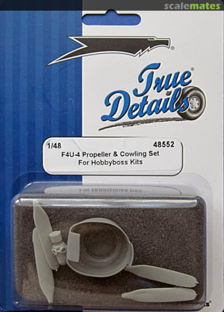 Boxart F4U-4 Corsair - Propeller & Cowling Set 48552 True Details Boxart F4U-4 Corsair - Propeller & Cowling Set 48552 True Details