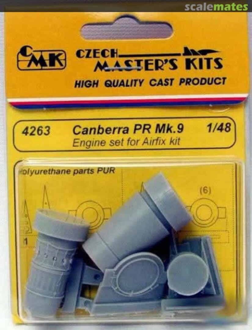 Boxart Canberra PR Mk.9 Engine Set 4263 CMK Boxart Canberra PR Mk.9 Engine Set 4263 CMK