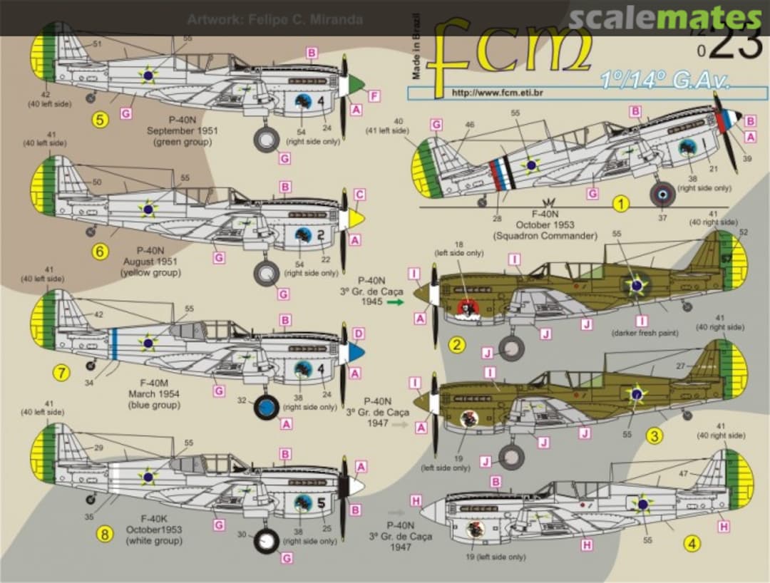 Boxart P-40 Warhawk 1/14 G.A.v. 72-023 FCM Boxart P-40 Warhawk 1/14 G.A.v. 72-023 FCM