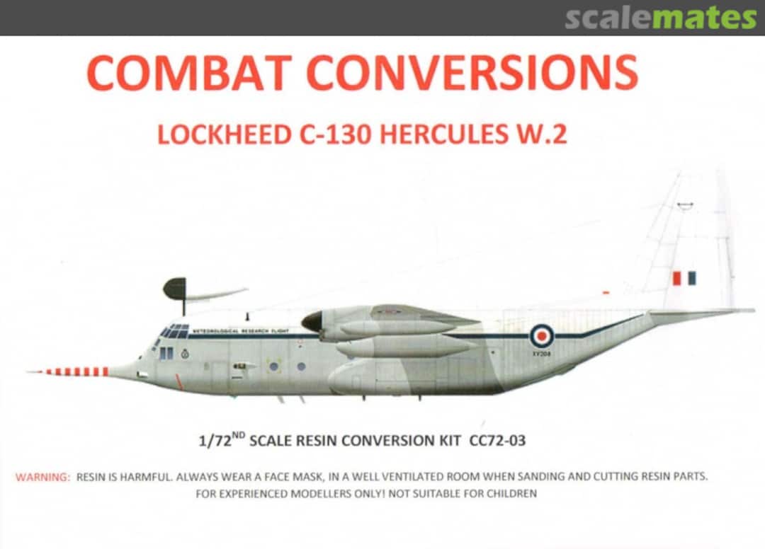 Boxart Lockheed C-130 Hercules W.2 CC72-003 Combat Conversions Boxart Lockheed C-130 Hercules W.2 CC72-003 Combat Conversions