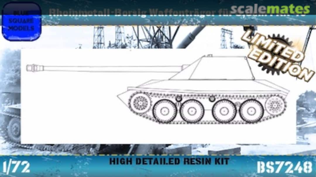 Boxart Rheinmetall-Borsig Waffenträger für 8,8cm Pak 43 BS7248 Blue Square Models Boxart Rheinmetall-Borsig Waffenträger für 8,8cm Pak 43 BS7248 Blue Square Models