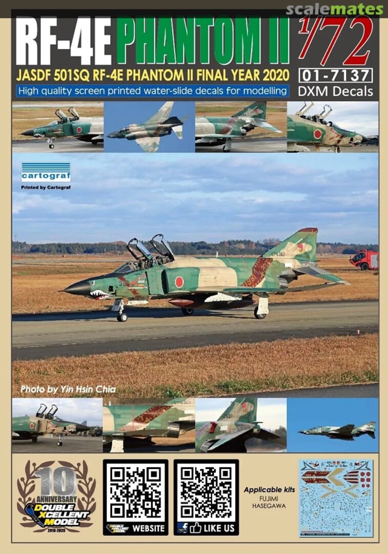 Boxart RF-4E Phantom II 01-7137 Double Xcellent Model Boxart RF-4E Phantom II 01-7137 Double Xcellent Model