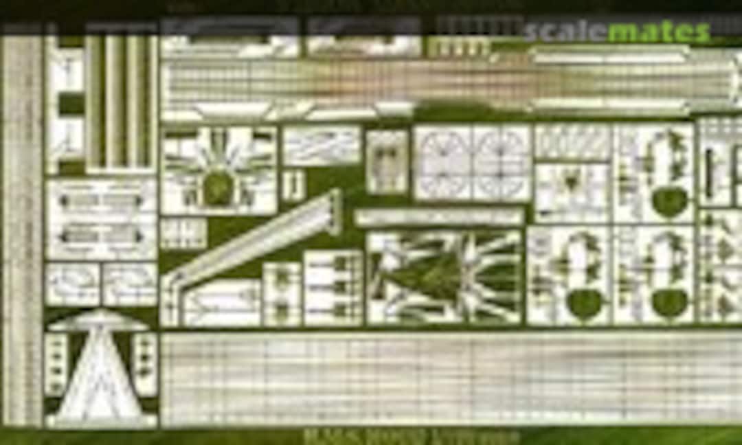 1:700 HMS Hood Huge Fret! Includes Rails (White Ensign Models PE 722) PE 722