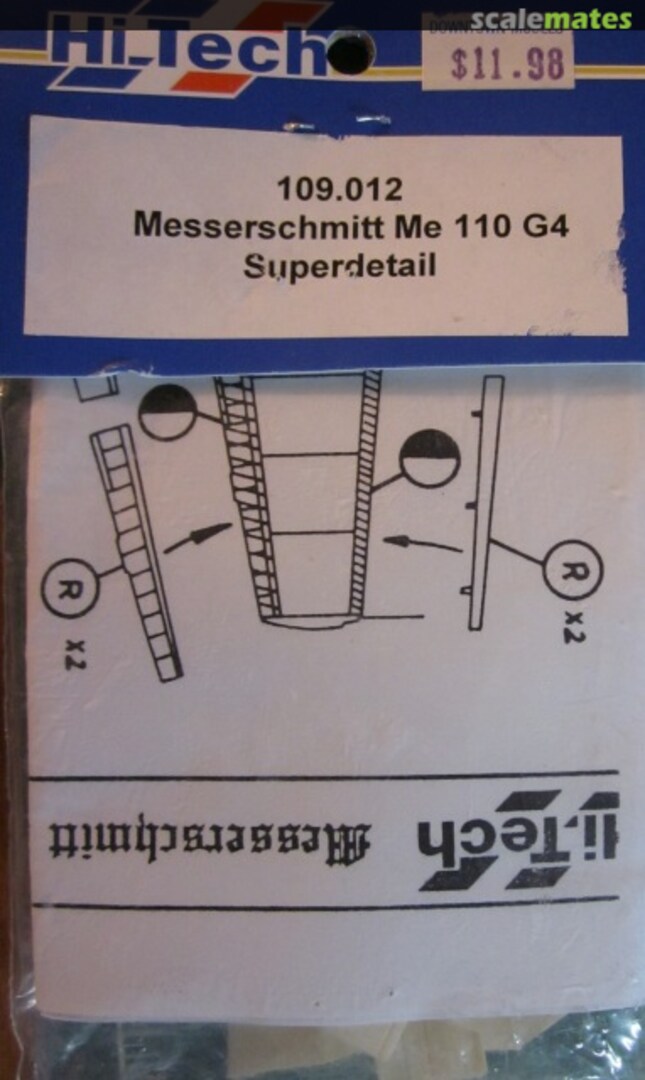 Boxart Messerschmitt Me 110 G4 Superdetail 109.012 Hi-Tech Boxart Messerschmitt Me 110 G4 Superdetail 109.012 Hi-Tech